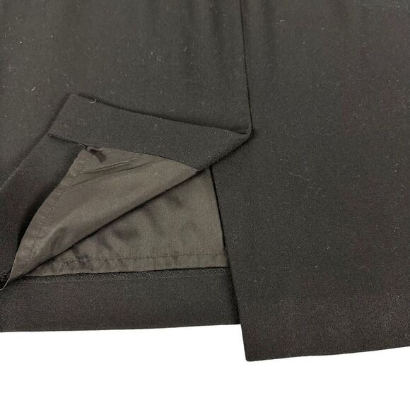 J Crew Wool Pencil Skirt Black size 4 - Picture 3 of 6